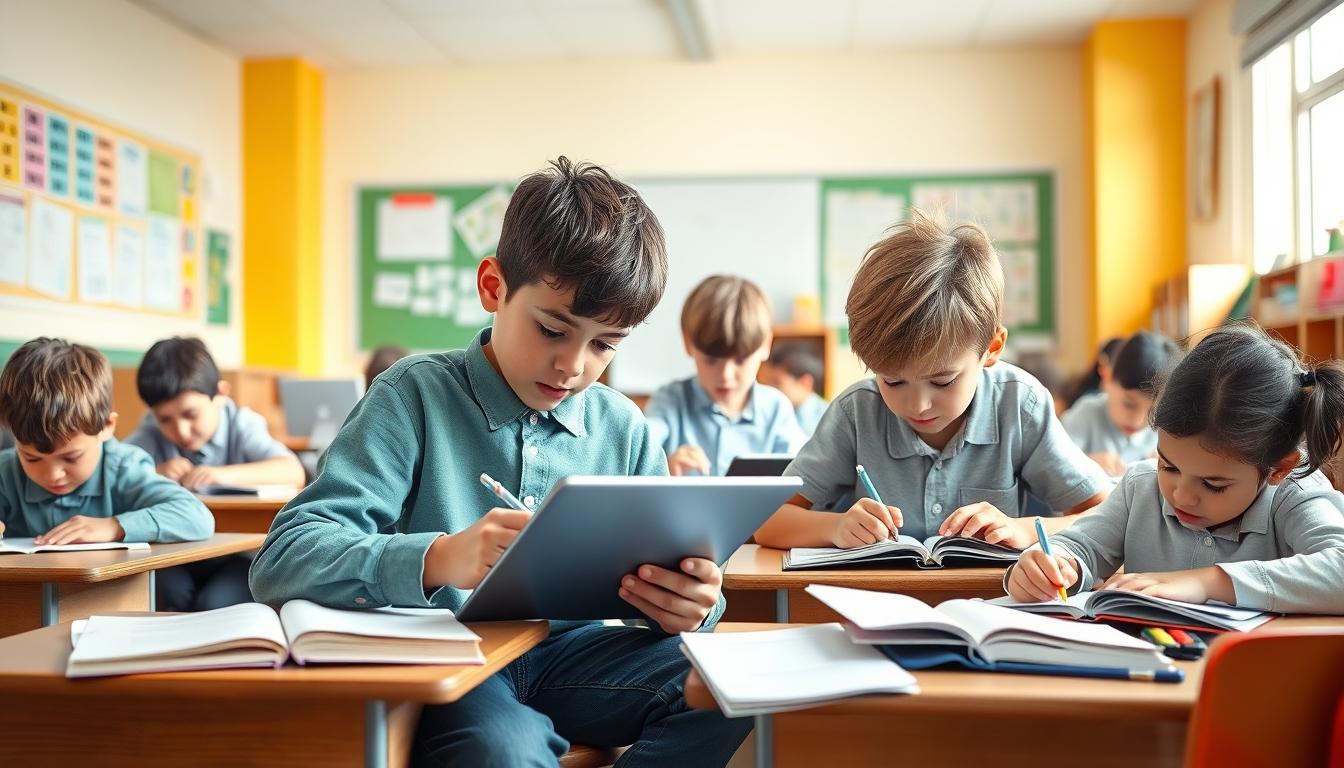 Students collaborating in study space